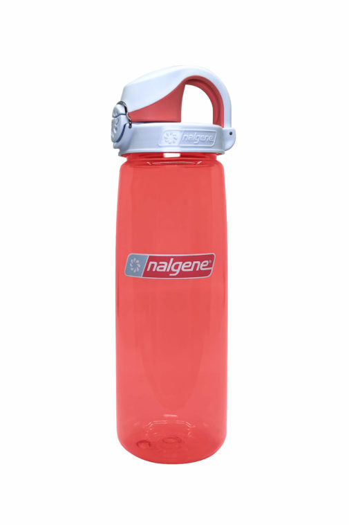 Nalgene-24Oz 709ml On The Fly (OTF) BPA-Free Sustain Water Bottle-Water Bottle-Coral/Frost Cap(S)-Gearaholic.com.sg