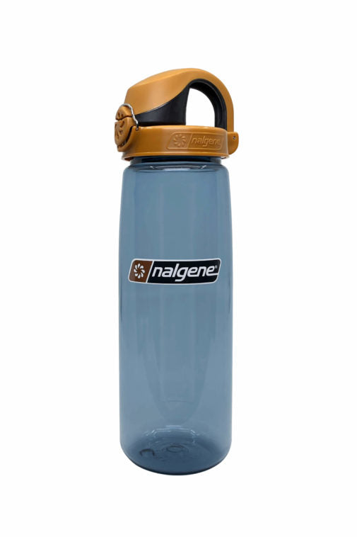 Nalgene-24Oz 709ml On The Fly (OTF) BPA-Free Sustain Water Bottle-Water Bottle-Rhino/Brown Cap(S)-Gearaholic.com.sg