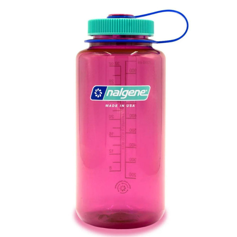 Nalgene-32oz 1L Wide Mouth BPA Free Water Bottle-Water Bottle-Electric Magenta Sustain-Gearaholic.com.sg