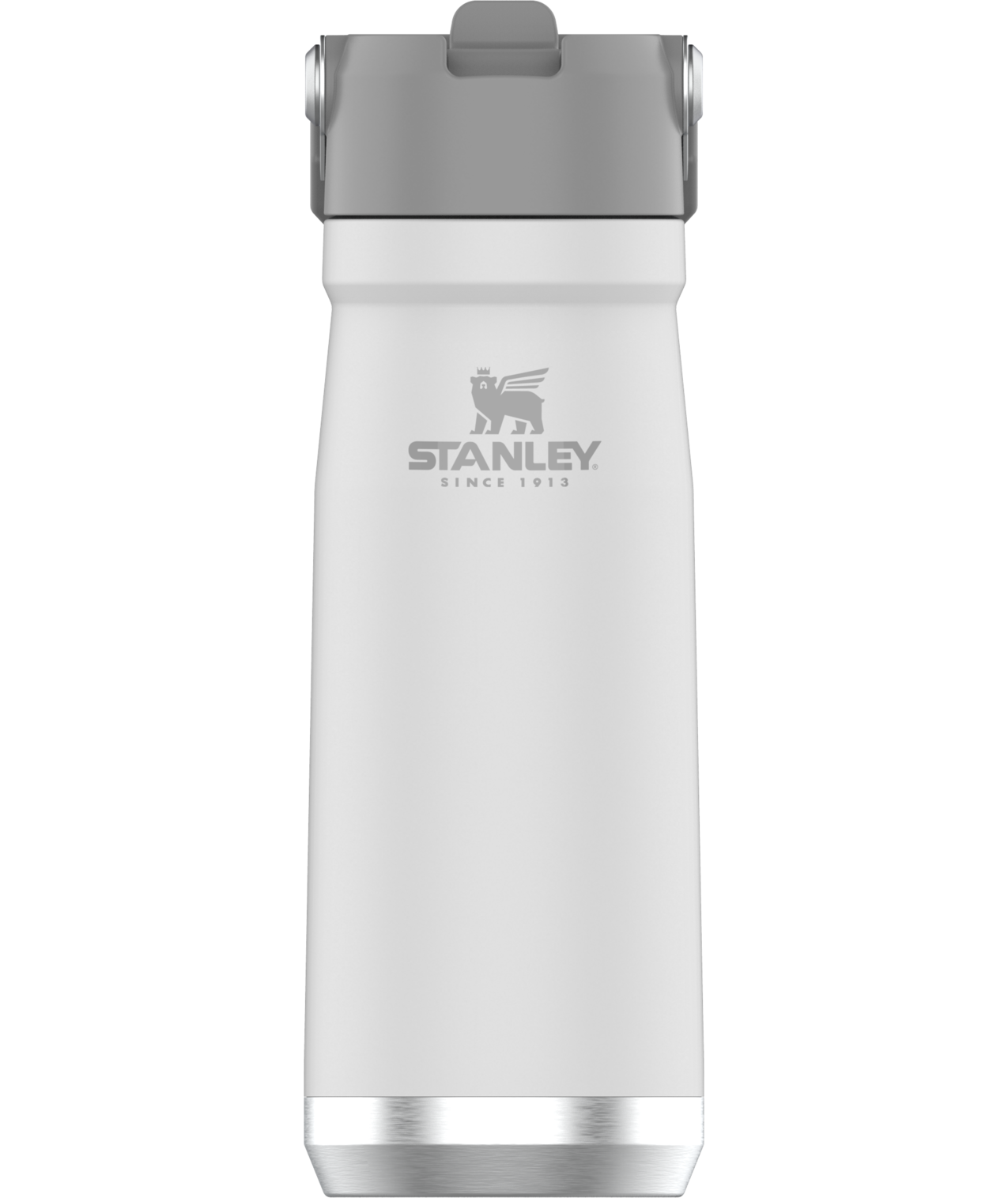 Stanley-Classic Ice Flow Flip Straw Water Bottle 650ml 22oz-Vacuum Bottle-Polar White-Gearaholic.com.sg
