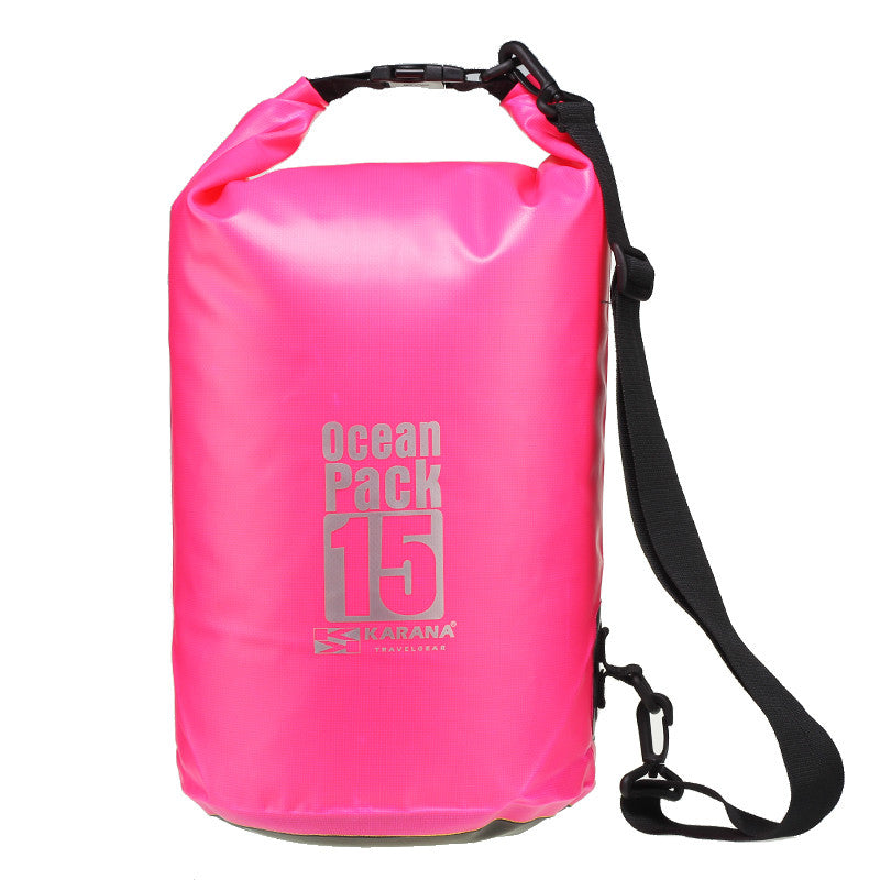 Karana-Ocean Pack Dry Bag 15 Litres-Waterproof Dry Tube-Pink-Gearaholic.com.sg