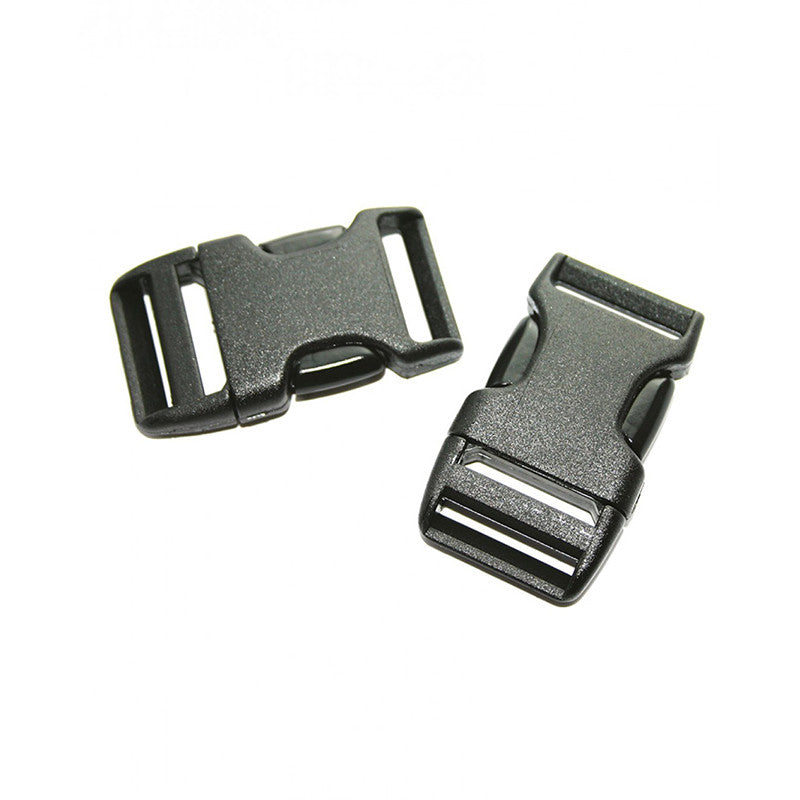Lowe Alpine-20mm Side Squeeze Buckle (x2)-Other Accessories-Black-Gearaholic.com.sg