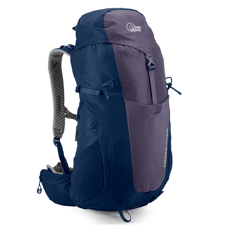Lowe Alpine-AirZone Hike ND28 (Design for Women)-Backpacking Pack-Aubergine/Blue Print-Gearaholic.com.sg