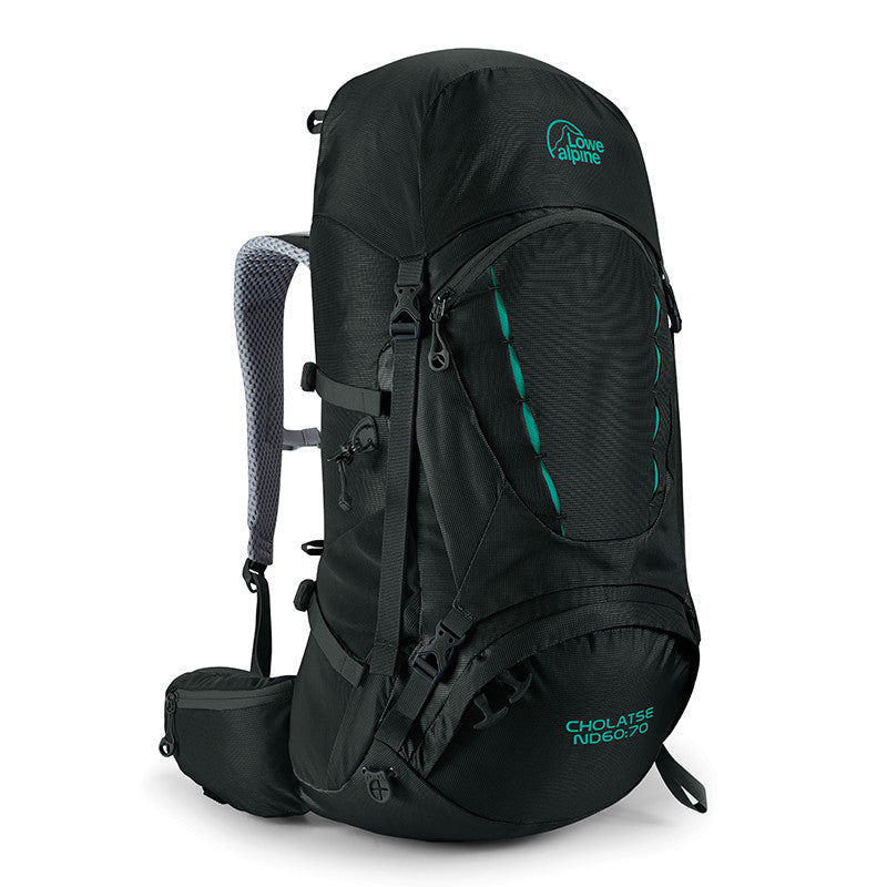 Lowe Alpine-Cholatse ND 60:70 (Design for Women)-Backpacking Pack-Black-Gearaholic.com.sg