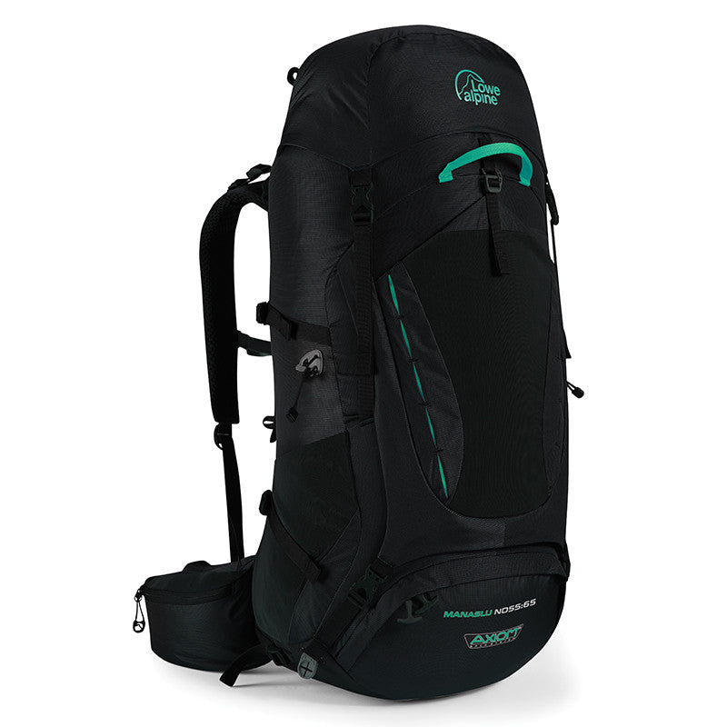Lowe Alpine-Manaslu ND55-65 (Design for Women)-Backpacking Pack-Black-Gearaholic.com.sg
