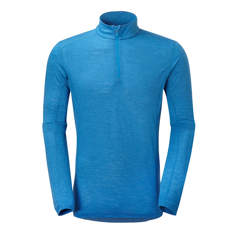 Montane-Men's Primino Zip Neck 140-Men's Next To Skin-Electric Blue-S-Gearaholic.com.sg