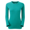 Montane-Women&#39;s Primino Crew Neck 220 Long Sleeve T-Shirt-Women&#39;s Next To Skin-Siberian Green-XS-Gearaholic.com.sg