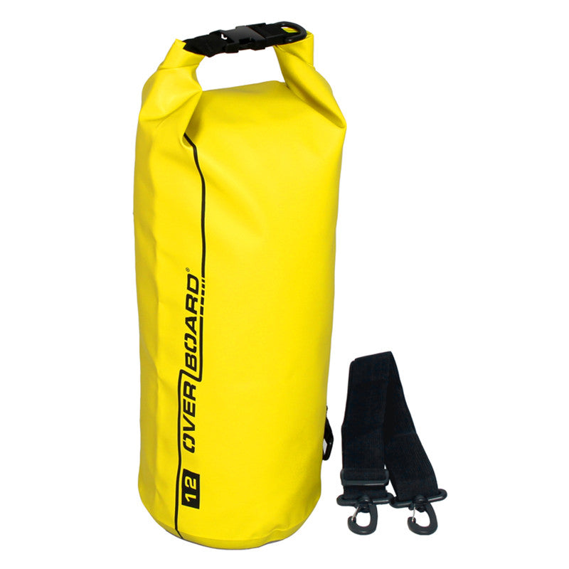 OverBoard-Waterproof Dry Tube Bag - 12 Litre-Waterproof Dry Tube-Yellow-Gearaholic.com.sg