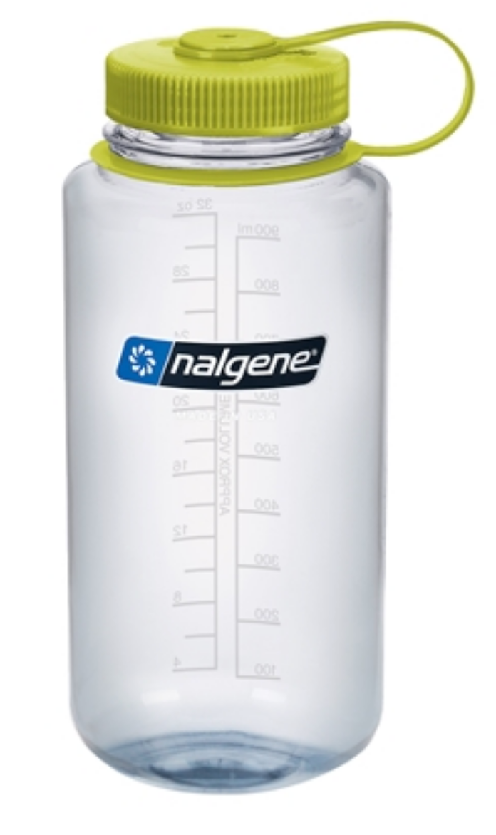 Nalgene-32oz 1L Wide Mouth BPA Free Water Bottle-Water Bottle-Clear Sustain-Gearaholic.com.sg