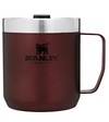 Stanley-Classic Series Legendary Camp Mug 12oz 350ml-Mugs-Wine Red-Gearaholic.com.sg