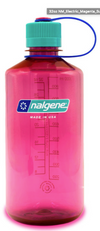 Nalgene-32oz 1L Narrow Mouth BPA Free Water Bottle-Water Bottle-Electric Magenta Sustain-Gearaholic.com.sg