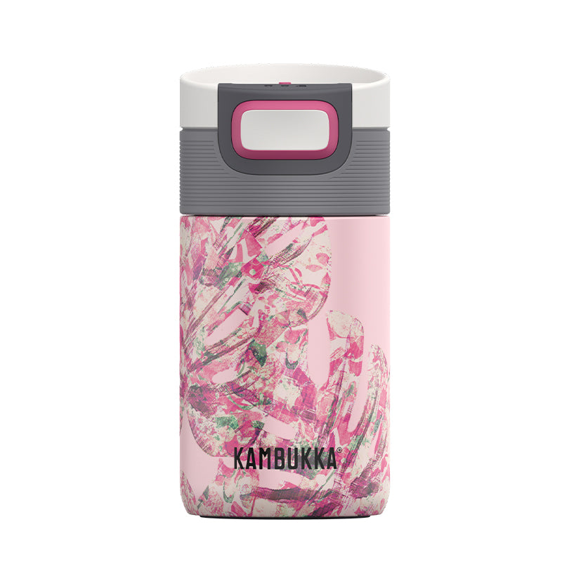 Kambukka-Etna 300ml-Vacuum Bottle-Monstera Leaves-Gearaholic.com.sg